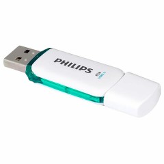 Флеш-диск 8 GB PHILIPS SNOW, разъем USB 3.0, зеленый, FM08FD75B/97 Флеш-диск 8 GB PHILIPS SNOW, разъем USB 3.0, зеленый, FM08FD75B/97 - фото 2