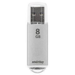 Флеш-память Smartbuy V-Cut, 8Gb, USB 2.0, сереб, SB8GBVC-S - фото 3