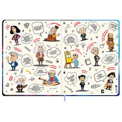 Дневник 1-11 класс 48 л., твердый, BRAUBERG, матовая ламинация, резинка, закладка-ляссе, с подсказом, "Футбол", 107235 - фото 6