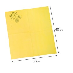 Салфетки VILEDA PROFESSIONAL "МикронКвик", КОМПЛЕКТ 5 шт., микроволокно, желтый, 38х40 см, 170638 - фото 7