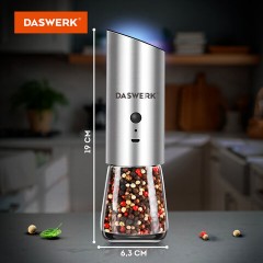 Гравитационная мельница для соли и специй электрическая, USB, PM-7, DASWERK, 456625 Гравитационная мельница для соли и специй электрическая, USB, PM-7, DASWERK, 456625 - фото 13