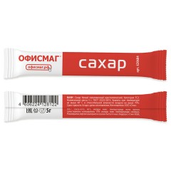 Сахар порционный ОФИСМАГ в стиках по 5 г, 200 штук, 620684 - фото 3