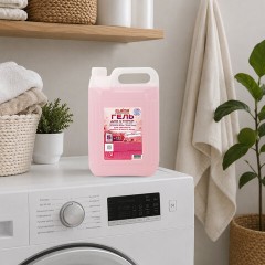 Гель для стирки всех видов тканей универсальный 5 л, LAIMA PROFESSIONAL "Цветущая сакура", 702189 - фото 6