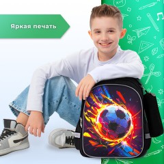 Рюкзак BRAUBERG KIDS MIND с пеналом в комплекте, 2 отделения, "Football", 40х28х18 см, 273178 Рюкзак BRAUBERG KIDS MIND с пеналом в комплекте, 2 отделения, "Football", 40х28х18 см, 273178 - фото 17