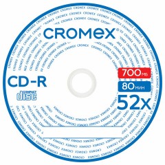 Диски CD-R CROMEX, 700 Mb, 52x, Bulk (термоусадка без шпиля), КОМПЛЕКТ 100 шт., 513779 Диски CD-R CROMEX, 700 Mb, 52x, Bulk (термоусадка без шпиля), КОМПЛЕКТ 100 шт., 513779 - фото 2