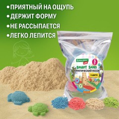 Песок для лепки кинетический, 4 цвета, 3000 г, пакет, BRAUBERG KIDS, 666005 Песок для лепки кинетический, 4 цвета, 3000 г, пакет, BRAUBERG KIDS, 666005 - фото 4