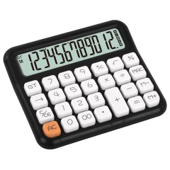Калькулятор настольный BRAUBERG KW-1000-BK (152x132 мм), 3D-кнопки, 12 разрядов, черный, 272956 - фото 4