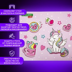 Настольное покрытие BRAUBERG KIDS, А3+, пластик, 46x33 см, "Unicorn dreams", 271730 Настольное покрытие BRAUBERG KIDS, А3+, пластик, 46x33 см, "Unicorn dreams", 271730 - фото 8