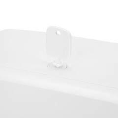 Диспенсер для полотенец LAIMA PROFESSIONAL PREMIUM, (Система H3), V-сложения, белый, ABS-пластик, 609517 - фото 4