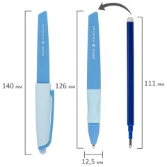 Ручка стираемая гелевая с эргономичным грипом BRAUBERG REPEAT COLOR, СИНЯЯ, ассорти, 0,5 мм,144072 - фото 8