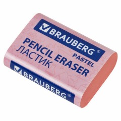 Ластики BRAUBERG PASTEL MAXI НАБОР 3 штуки, размер ластика 44х32х13 мм, упаковка блистер, 271345 - фото 5