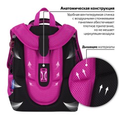 Ранец BRAUBERG PREMIUM, 2 отделения, с брелоком, "Pink lava", 38х29х16 см, 273097 Ранец BRAUBERG PREMIUM, 2 отделения, с брелоком, "Pink lava", 38х29х16 см, 273097 - фото 15