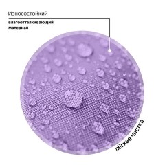 Рюкзак BRAUBERG PASTEL с термонашивками в комплекте, "Not today", сиреневый, 40х29х14 см, 273127 Рюкзак BRAUBERG PASTEL с термонашивками в комплекте, "Not today", сиреневый, 40х29х14 см, 273127 - фото 18