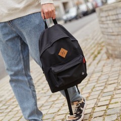 Рюкзак BRAUBERG СИТИ-ФОРМАТ один тон, универсальный, черный, 41х32х14 см, 225381 - фото 12