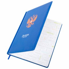 Дневник 1-11 класс 48 л., кожзам (твердая с поролоном), печать, цветной блок, BRAUBERG, "Символика", 106955 - фото 2