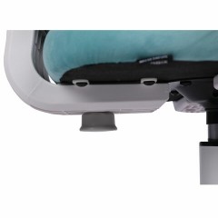 Кресло детское с подставкой для ног BRABIX "Sky MG-206", велюр, голубое, 533155 - фото 15