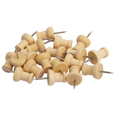 Силовые кнопки-гвоздики BRAUBERG WOOD, деревянные, 30 штук, 10 мм, 272759 Силовые кнопки-гвоздики BRAUBERG WOOD, деревянные, 30 штук, 10 мм, 272759 - фото 3