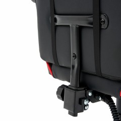 Кресло компьютерное CROMEX "Joker GM-125", две подушки, экокожа, черное/красное, 532954 - фото 16