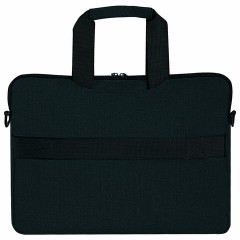 Сумка портфель HEIKKI NOVATION (ХЕЙКИ) с отделением для ноутбука 13-14", багажная лента, черная, 28х38х3 см, 272594 - фото 4
