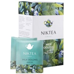 Чай NIKTEA "Молочный улун" зеленый, 25 пакетиков в конвертах по 2 г, TALTHA-DP0059 - фото 3