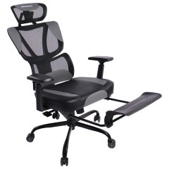 Кресло BRABIX PREMIUM "Venom GM-530", подножка, синхромеханизм, экокожа/сетка, черное/серое, 532951 Кресло BRABIX PREMIUM "Venom GM-530", подножка, синхромеханизм, экокожа/сетка, черное/серое, 532951 - фото 8