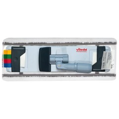 Насадка МОП плоская 40 см, VILEDA PROFESSIONAL "МикроПур Комби", уши (ТИП УВ) микрофибра, белый, 167297 - фото 7