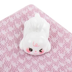 Пенал ЮНЛАНДИЯ ЮНИОР, 1 отделение, полиэстер, аппликация, "Rabbit", 20х6х4 см, 273805 Пенал ЮНЛАНДИЯ ЮНИОР, 1 отделение, полиэстер, аппликация, "Rabbit", 20х6х4 см, 273805 - фото 2