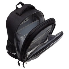 Ранец GRIZZLY анатомическая спинка, c бейджем, для мальчиков, "BLACK CAR", 36х28х20 см, RAz-587-7/1 - фото 4