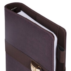 Ежедневник-органайзер недатированный В6 150х190 мм BRAUBERG "Orion", под кожу, 160 л., коричневый, 116210 - фото 4