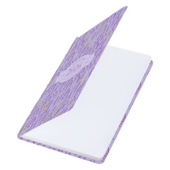 Ежедневник датированный 2026 с резинкой 145х203 мм, А5, BRAUBERG твердый, фольга, "Лаванда", 117344 - фото 3