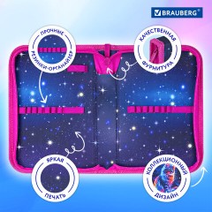 Пенал BRAUBERG, 1 отделение, полиэстер, 21х14 см, "Space cat", 273518 Пенал BRAUBERG, 1 отделение, полиэстер, 21х14 см, "Space cat", 273518 - фото 11