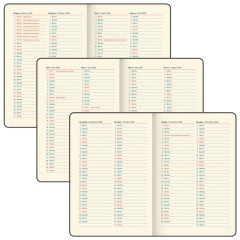 Ежедневник датированный 2026 А5 148х218 мм, GALANT "Infinity Gold", под кожу, темно-зеленый, 117504 - фото 8
