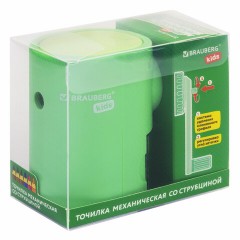 Точилка механическая BRAUBERG KIDS, для простых и цветных карандашей, корпус мятный, крепление к столу, 272003 Точилка механическая BRAUBERG KIDS, для простых и цветных карандашей, корпус мятный, крепление к столу, 272003 - фото 8