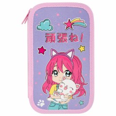 Пенал ЮНЛАНДИЯ, 2 отделения, ламинированный картон, конгрев, 19х11 см, "Anime hugs", 272293 Пенал ЮНЛАНДИЯ, 2 отделения, ламинированный картон, конгрев, 19х11 см, "Anime hugs", 272293 - фото 2