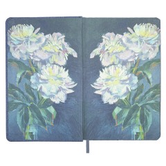 Ежедневник датированный 2026 А5 138х213 мм, BRAUBERG "ArtGallery", под кожу, нашивка, голубой, 117407 - фото 13