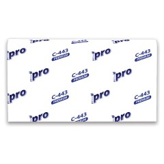 Полотенца бумажные 190 шт., PROtissue (H2) PREMIUM, 2-слойные, белые, КОМПЛЕКТ 21 пачка, 24х21,5 см, Z-сложение, С443 - фото 5