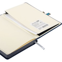 Скетчбук, слоновая кость 140 г/м2 130х210 мм, 80 л., КОЖЗАМ, застежка металл, BRAUBERG ART CLASSIC, "Inspiration", под кожу, синий, 116465 Скетчбук, слоновая кость 140 г/м2 130х210 мм, 80 л., КОЖЗАМ, застежка металл, BRAUBERG ART CLASSIC, "Inspiration", под кожу, синий, 116465 - фото 9