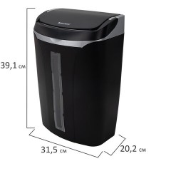 Уничтожитель (шредер) с автоподачей BRAUBERG AUTO FEED OF-50X, CD, 4 уровень секретности, 4х35 мм, 50 листов, 17 литров, 533139 - фото 6