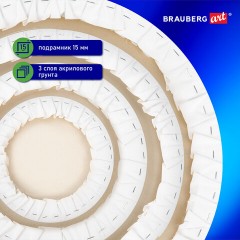 Холсты на подрамнике 4 шт., круглые 20, 30, 40, 50 см, грунтованные, 380 г/м2, 100% хлопок, BRAUBERG ART, 192331 Холсты на подрамнике 4 шт., круглые 20, 30, 40, 50 см, грунтованные, 380 г/м2, 100% хлопок, BRAUBERG ART, 192331 - фото 12
