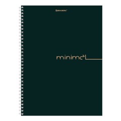 Тетрадь А4, 120 л., BRAUBERG, гребень, клетка, матовая ламинация, "Минимал Цвет", 405642 - фото 4