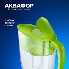 Кувшин-фильтр для очистки воды АКВАФОР "Реал В15", 2,9 л, со сменной кассетой, салатовый, 210156 Кувшин-фильтр для очистки воды АКВАФОР "Реал В15", 2,9 л, со сменной кассетой, салатовый, 210156 - фото 10