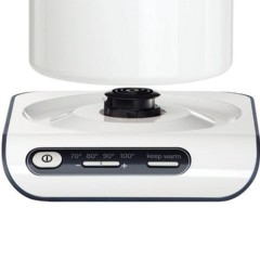 Чайник BOSCH TWK8611P, 1,5 л, 2400 Вт, закрытый нагревательный элемент, нержавеющая сталь, белый - фото 3