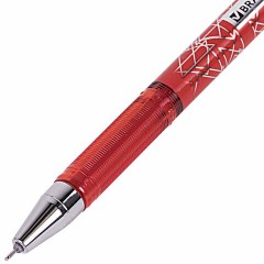 Ручка гелевая BRAUBERG "Profi-Gel PRO", КРАСНАЯ, линия письма 0,4 мм, игольчатый наконечник 0,5 мм, печать на корпусе, 144126 Ручка гелевая BRAUBERG "Profi-Gel PRO", КРАСНАЯ, линия письма 0,4 мм, игольчатый наконечник 0,5 мм, печать на корпусе, 144126 - фото 5