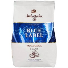 Кофе в зернах AMBASSADOR "Blue Label" 1 кг, арабика 100%, ШФ000025903 Кофе в зернах AMBASSADOR "Blue Label" 1 кг, арабика 100%, ШФ000025903 - фото 2