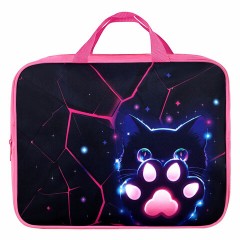 Папка на молнии с ручками BRAUBERG А4, 1 отделение, полиэстер, 80 мм, "Pink lava", 273299 Папка на молнии с ручками BRAUBERG А4, 1 отделение, полиэстер, 80 мм, "Pink lava", 273299 - фото 2