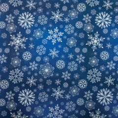 Бумага упаковочная новогодняя НАБОР 3 шт., "Blue Collection", 70х100 см, 3 дизайна, ЗОЛОТАЯ СКАЗКА, 592058 - фото 3