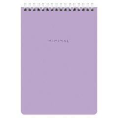 Блокнот А5 146х206 мм, 60 л., гребень, картон, жесткая подложка, клетка, BRAUBERG "Minimal Pastel", 116427 - фото 3