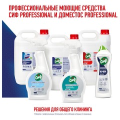 Средство моющее универсальное с дезинфицирующим эффектом 500 мл, СИФ Professional, спрей - фото 7