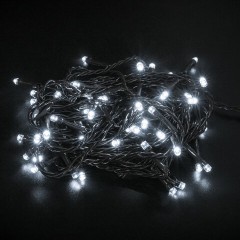 Электрогирлянда-нить комнатная "Стандарт" 5 м, 50 LED, холодный белый свет, 220 V, контроллер, ЗОЛОТАЯ СКАЗКА, 591344 - фото 3