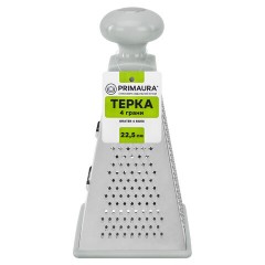 Терка 4-сторонняя 22,5 см, нержавеющая сталь, круглая пластиковая ручка, PRIMAURA (ПРИМАУРА), 702088 - фото 11